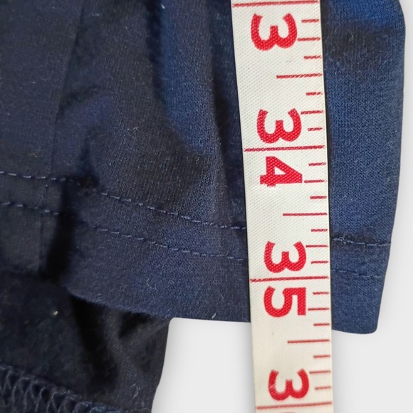 Ekouaer Navy Button Front Longline Cardigan Duster with Pockets Open Front - Picture 7 of 10